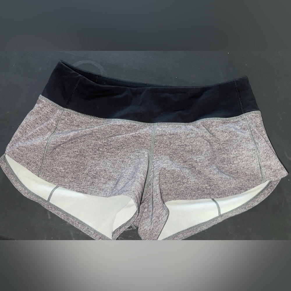 Lululemon speed up shorts Gray 4